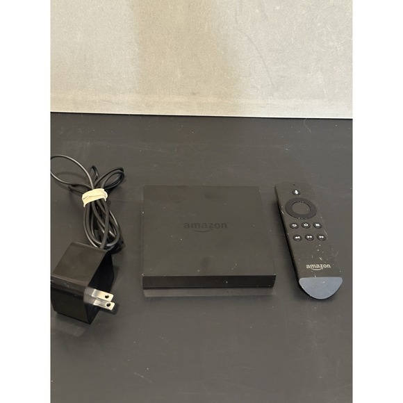 Amazon Fire Tv Media Streaming Box (comes With Controller & Power Cord) - Picture 1 of 6